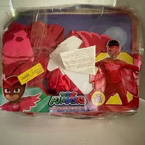 NWT Size 4-6X Entertainment One PJ Masks Owlette Halloween costume/dress up set